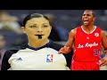 female referee Lauren Holtkamp vs the Clippers Chris Paul