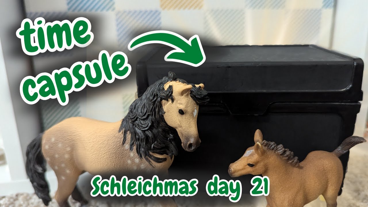 Создаю рождественскую капсулу времени!! 📦🎄|| День 21 от Schleichmas