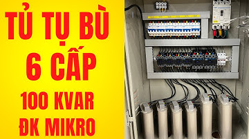 Tủ Tụ Bù 6 Cấp 100kvar – Sử Dụng Tụ Samwha Hàn Quốc Bộ ĐK Mikro - DITICO