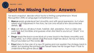 MODULE 1 NDE Science of Reading Awareness for Educators Supporting Literacy  updated
