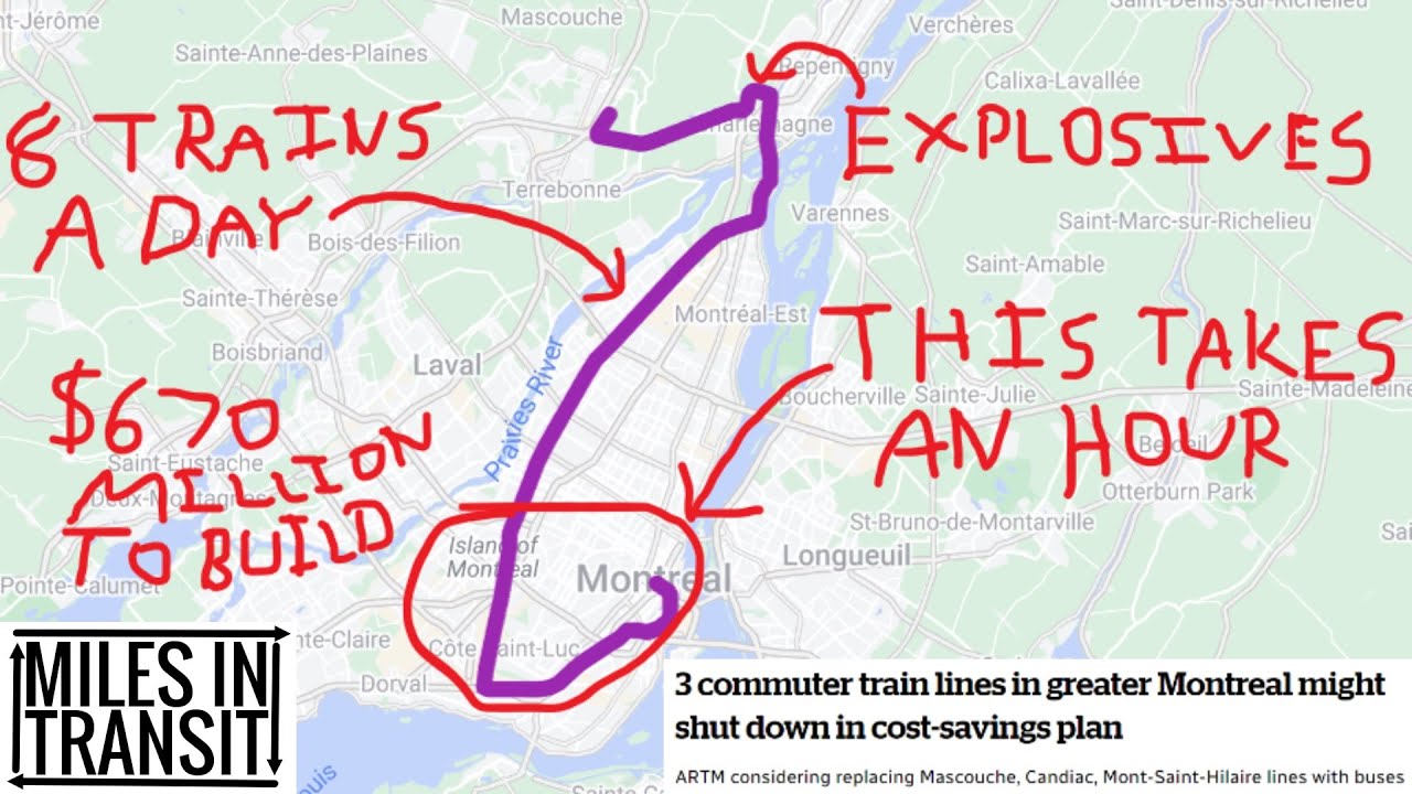Montreal Built Canada's Worst Commuter Rail Line...in 2014!