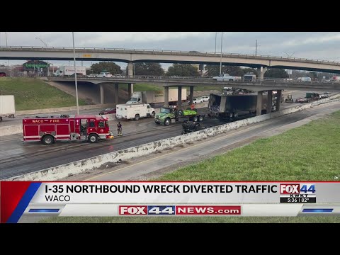 Dramatic I-35 Waco Accident: Close Call Caught On Camera