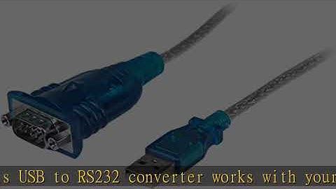 StarTech.com 1 Port USB to Serial RS232 Adapter - Prolific PL-2303 - USB to DB9 Serial Adapter Cabl