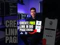 Free Link in Bio Page (2026) 🔥 Build in 60 Seconds! Create a Bio Page Like Linktree — FREE in 2026
