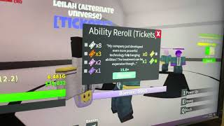 Rolling 15 ticket in Ultra Unfair