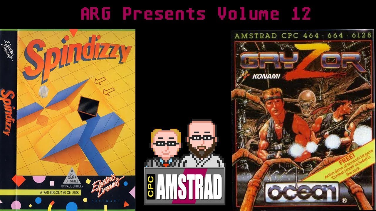 Amstrad CPC - Gryzor and Spindizzy - ARG Presents Volume 12