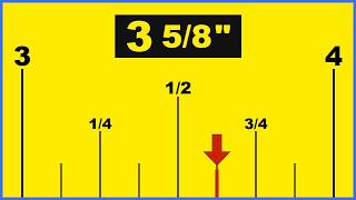 Where is 3 5/8 Inches on a Ruler or Tape Measure?