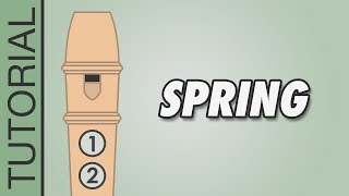 Vivaldi - Spring - Recorder Tutorial