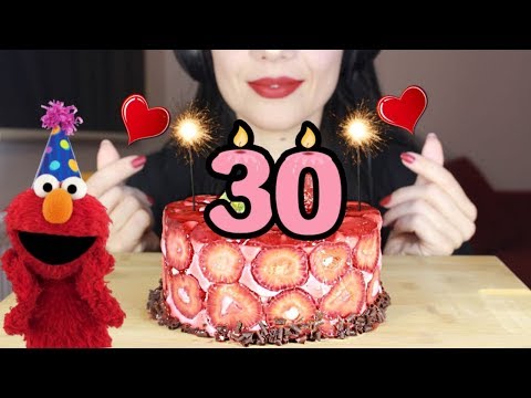 30.000 ABONE ÖZEL ÇİLEKLİ YAŞ PASTA ASMR | TÜRKÇE ASMR