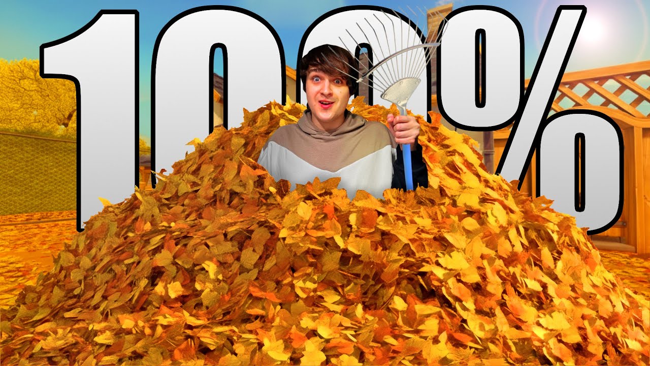 SUGRĖBIAU 100% LAPŲ!