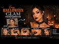 “Easy Halloween Glam Transformation 👻✨ | Step-by-Step Makeup Tutorial #halloween #makeup #blackpink