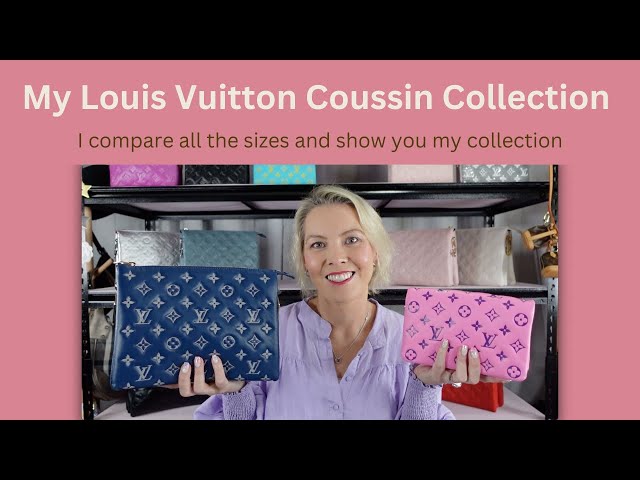 My Louis Vuitton Cousin Collection- I compare sizes and show you my  collection. 