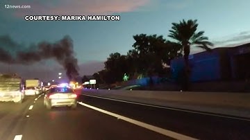 Fiery crash killed motorcyclist on Loop 101
