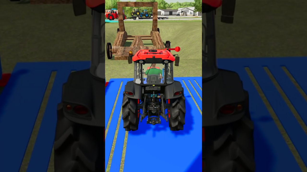  Tractor Shorts Colorful Mahindra And Wyskod In The Distance