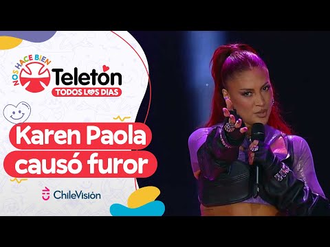 ¡LA ROMPIÓ! Karen Paola hizo bailar y cantar la Quinta con sus clásicos en la Teletón 2023