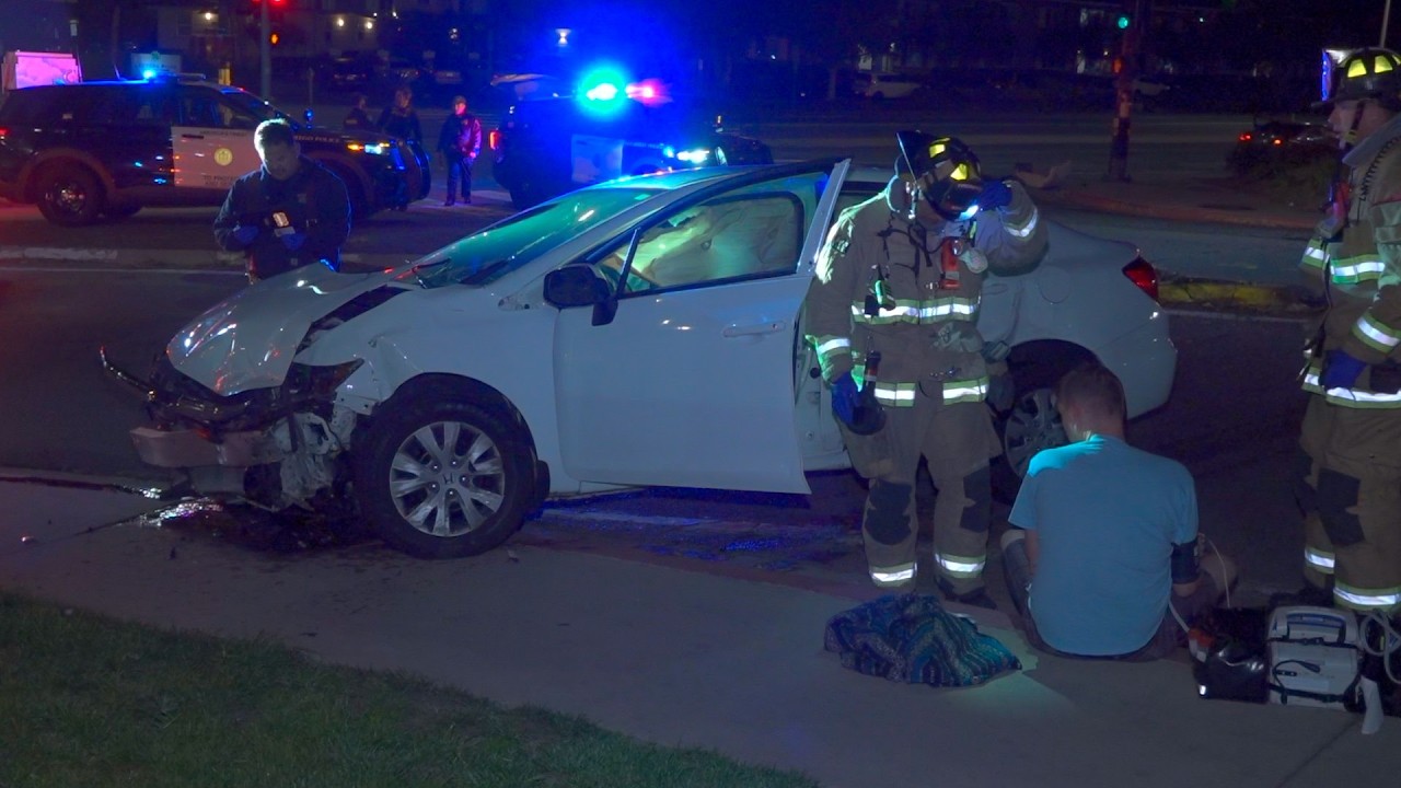 HIT-AND-RUN DRIVER FLEES AFTER CRASH IN CITY HEIGHTS - YouTube