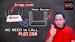 How to Bridge mode PLDT Home Fibr Modem Router