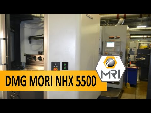 2016 DMG MORI NHX 5500 CNC HORIZONTAL MACHINING CENTER