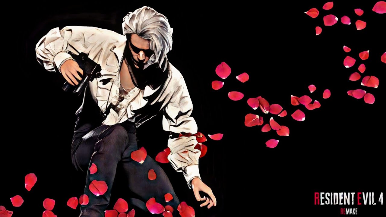 Resident Evil 4 Remake ~ Relax with Leon ♡  [Relaxing Rain and Wind Sound] ♫