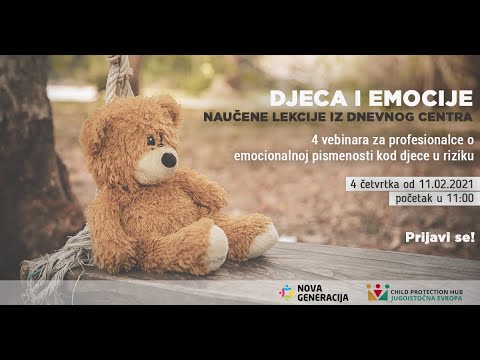 Djeca i emocije- Serija webinara, dio 2: Emocionalne greške