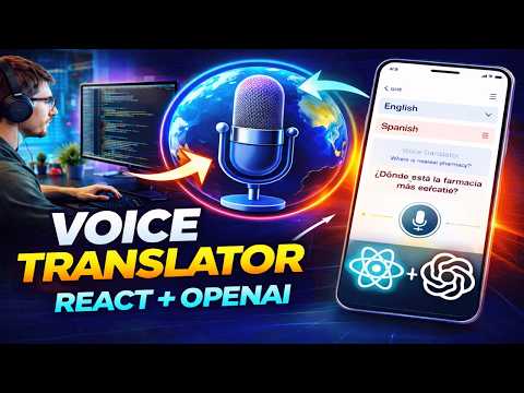 Build a Voice Translator App with React & OpenAI | Speech-to-Speech AI Tutorial