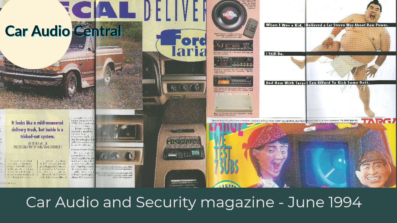 Vintage Car Audio June 1994 Car Audio and Electronics Magazine YouTube