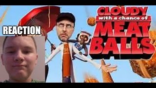 CLOUDY WITH A CHANCE OF MEATBALLS - (NOSTALGIA CRITIC) REACTION