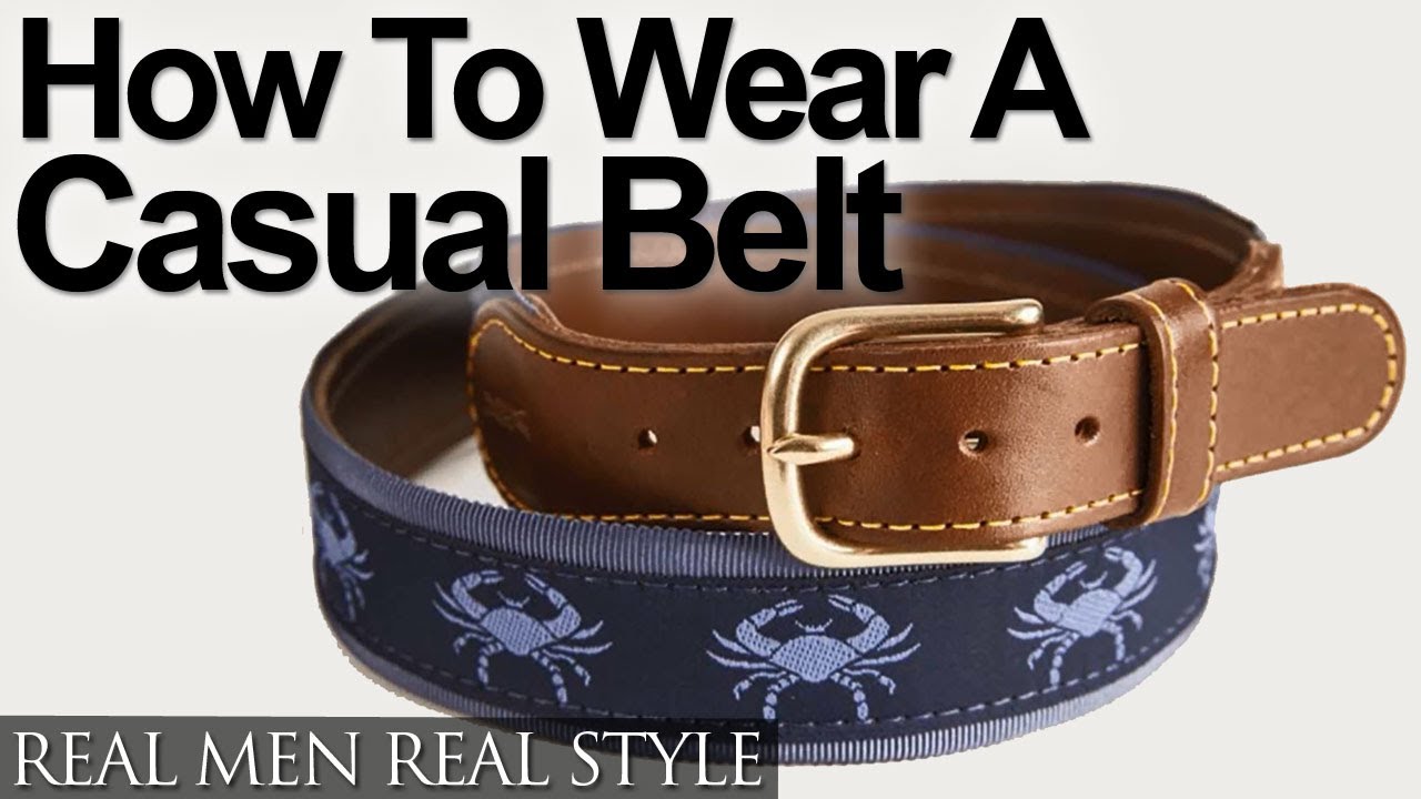 best mens casual belts