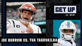 Dolphins vs. Bengals: Joe Burrow \& Tua Tagovailoa meet for the first time 👀🍿 | Get Up