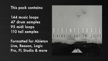 Disintegrate - Cinematic Ambient Loops Demo