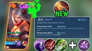 WOW😱!!! LEOMORD BUFF + NEW ITEM INSANE BRUTAL DAMAGE🔥!!