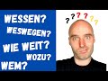 Kennst du diese W-Wörter? | A2 B1 B2 |  Deutsch lernen | Learn German