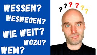 Kennst du diese W-Wörter? | A2 B1 B2 |  Deutsch lernen | Learn German