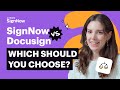 Signnow vs docusign sidebyside comparison