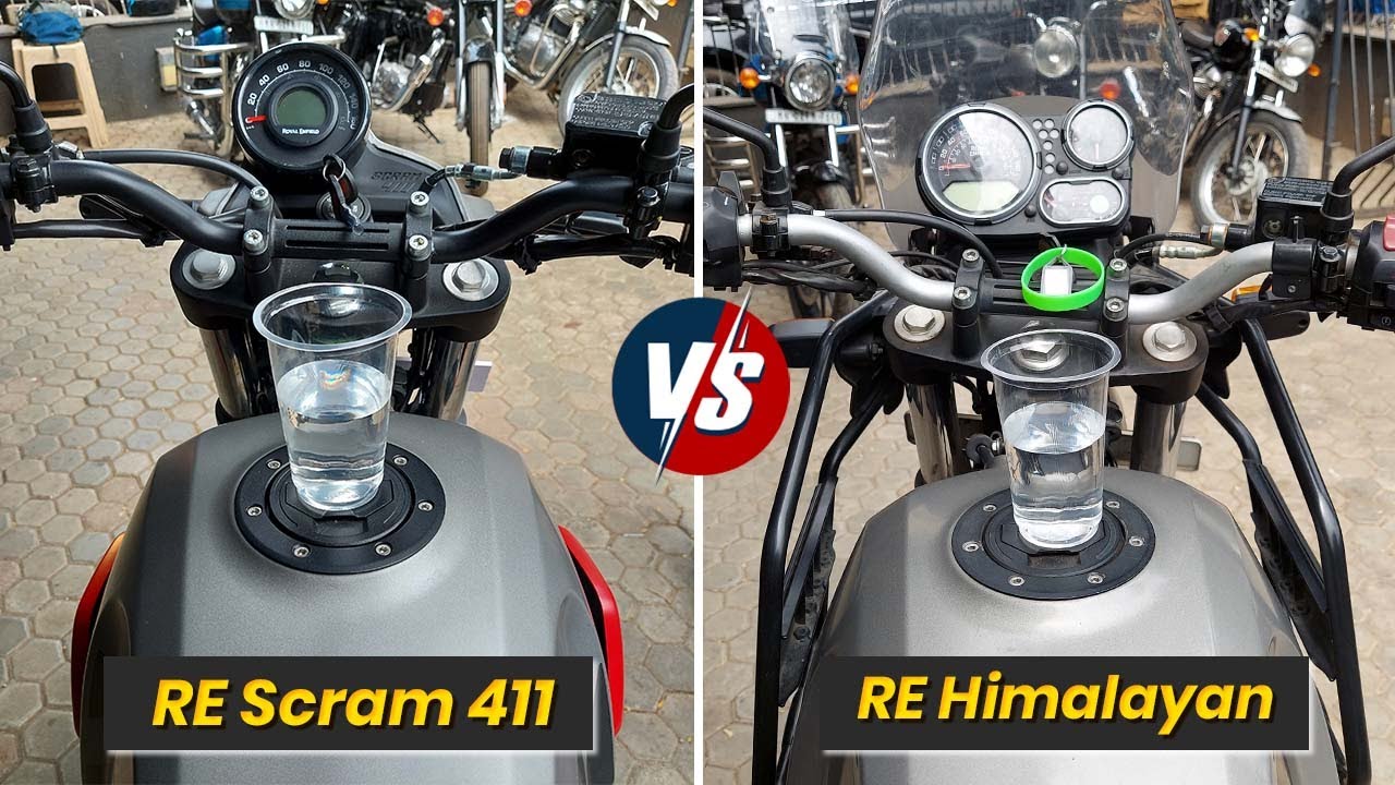 RE Scram 411 vs RE Himalayan Vibration Test | Shocking Results 😱🔥