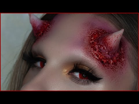 Как сделать рожки | Spooky Glam