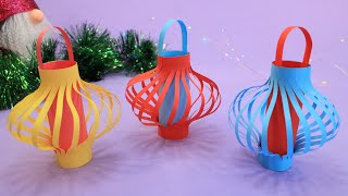 Фонарики На Елку Из Бумаги / Christmas Paper Lantern For School