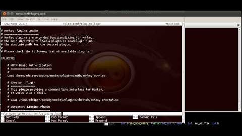 Monkey HTTP Daemon - Cooking simple Auth plugin
