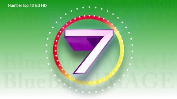 Stock Footage Countdown Numbers Digits timer count 10 intro leader trailer Number top 10 Ed HD