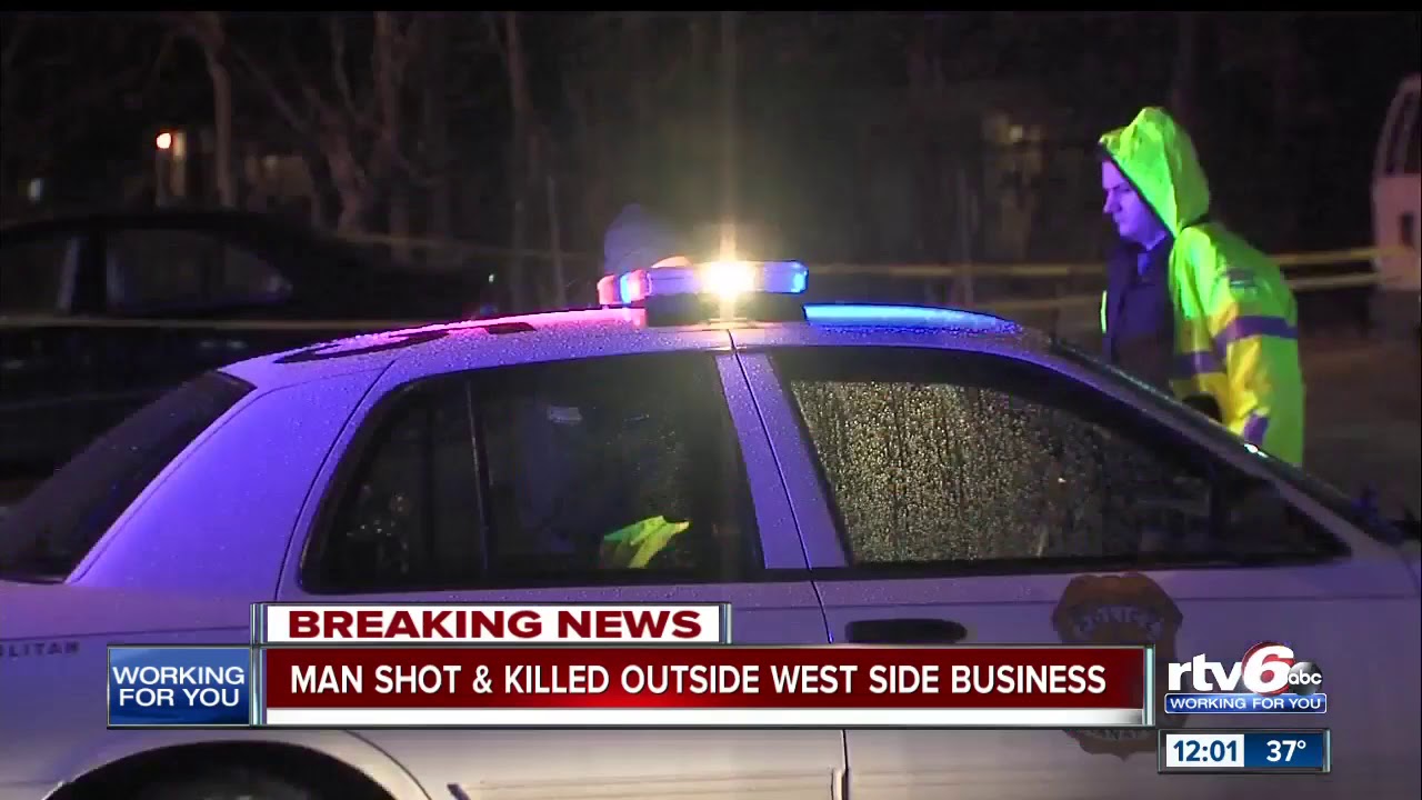 Man shot, killed in parking lot on Indy's west side - YouTube