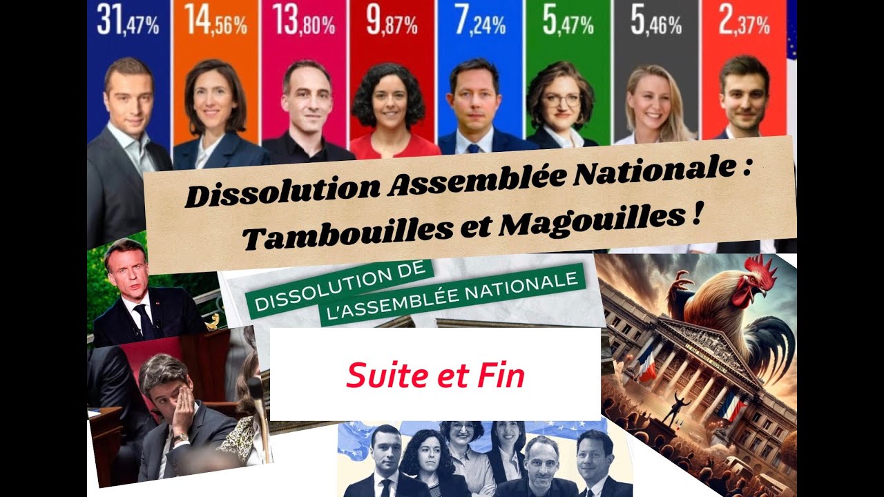 Dissolution Assemblée Nationale: : Tambouilles et Magouilles ! Partie 2