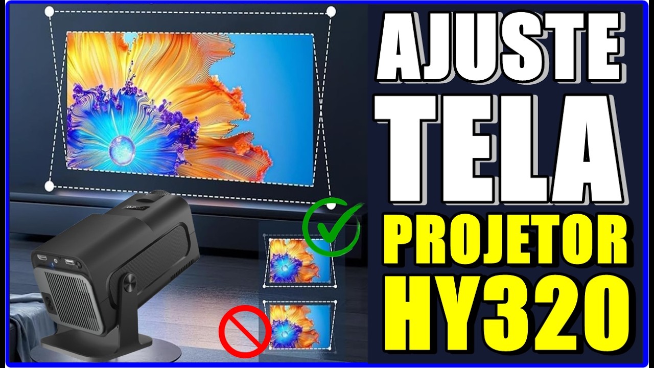Projector image crooked? Fine-tune the Magcubic HY320 screen for