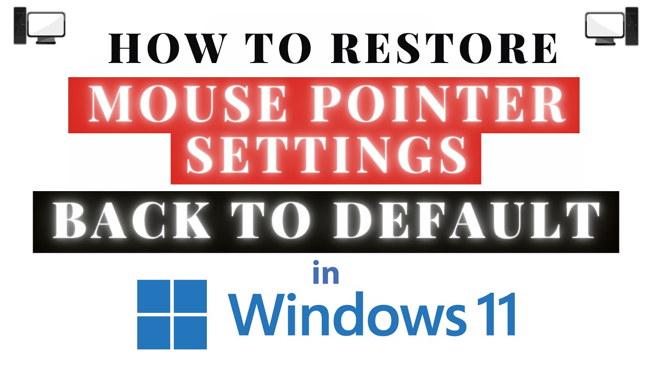 How to Restore Mouse Pointer Settings to Default in Windows 11 - PC ...