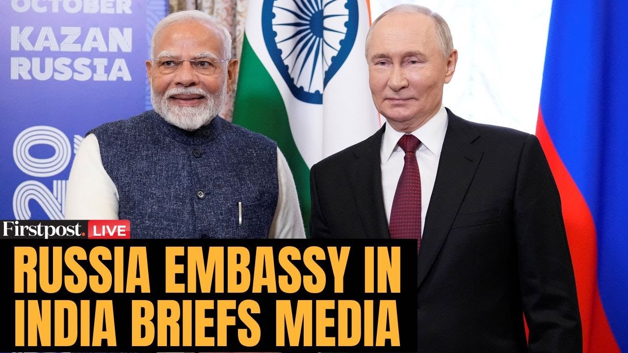 Russia Embassy LIVE: Russian Embassy in India Holds Rare Press Conference | India Russia Ties | War
