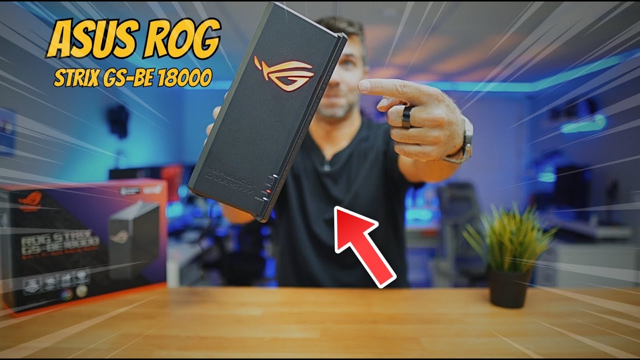 🚀 WiFi 7 a 2500 Mbps?! Router ASUS ROG STRIX GS BE 18000 em ação 🔥