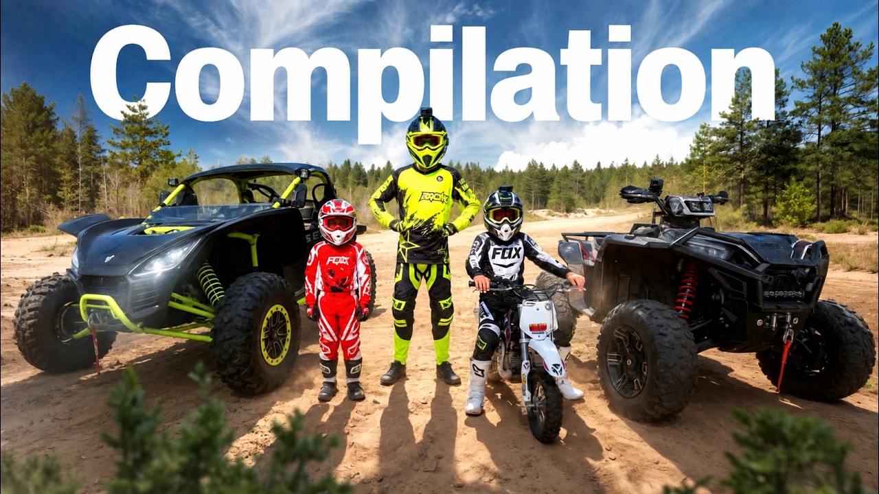 Pit Bike Stuck | New Quad for My Cousin | Tree Blocks the Road | Compilation