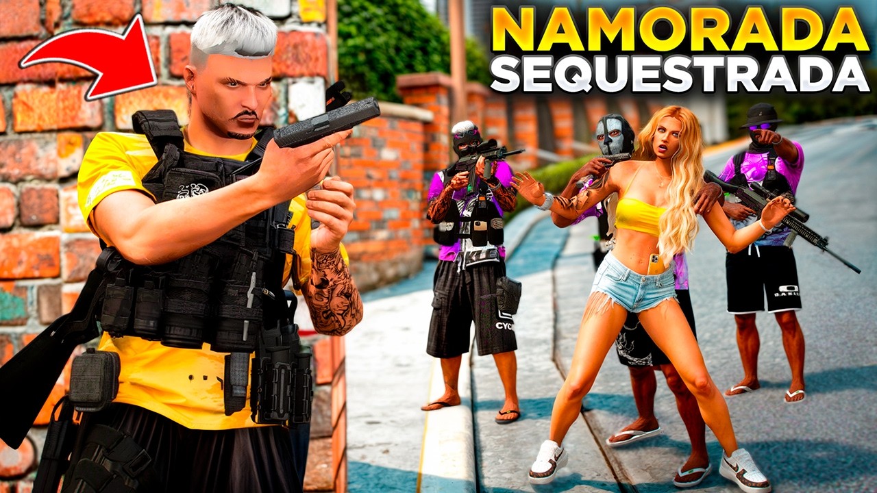 MINHA NAMORADA DOS BANDIDOS MAS NÃO ESPERAVA POR ESSE FINAL 💔😱 (GTA 5)