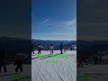 2200m #skii my first time family time #snowfall2023 #winter #mountainview