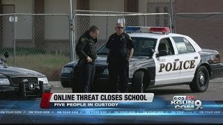 Five suspects in custody following online threat to school (6 p.m.)