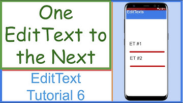 #6 One EditText to the Next